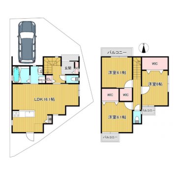 長岡京市粟生梶ヶ前　新築住宅