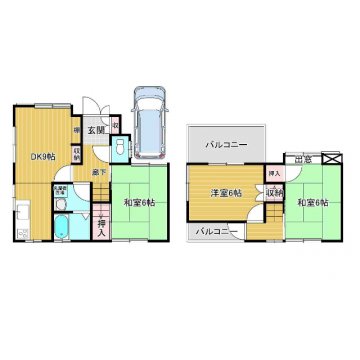 大山崎町円明寺夏目　中古住宅